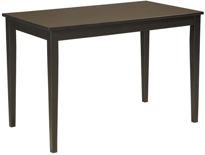 Signature Design by Ashley Rectangular Dining Table in Dark Brown