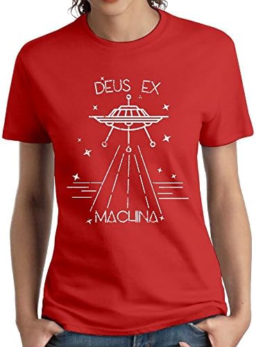 ForRose DEUS EX MACHINA Womens T-shirt Vintage Short Sleeve Tops Tees For Woman