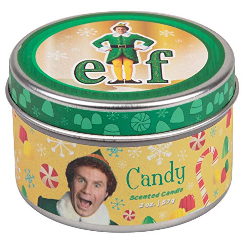 image for Insight Editions Elf Tin Candle Set, Scented - 4 Scents Include Candy,