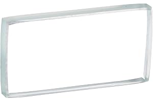 United Scientific GLP1X2-P Glass Streak Plate, 2" Height X 1" Width X 1/4" Thick (Pack of 10)