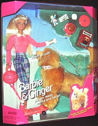 Barbie & Ginger - Ginger really walks and barks
