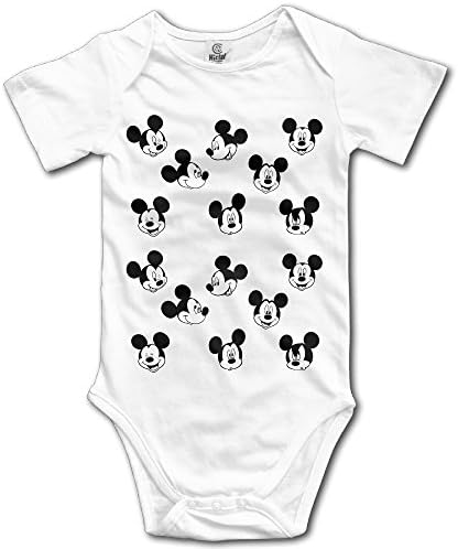 Mickey Mouse Character Adult Fashion Funny Short Sleeve Romper Baby Bodysuit