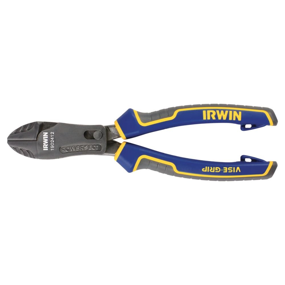 IRWIN Tools VISE-GRIP Max-Leverage Pliers with PowerSlot, Diagonal Cutting, 7-inch (1902412)