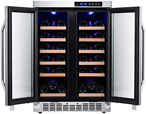 EdgeStar-CWR362FD-24-Inch-Wide-36-Bottle-Built-In-Wine-Cooler-with-Dual-Cooling-Zones