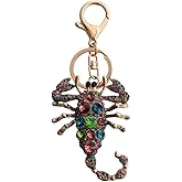 ARFUKA Keychain Animal Pendant Keychain Rhinestone Crystal Keyring Car Key Chain Key Holder Handbag Purse Charm, Gift Ideas for Her, Gift Exchange Ideas