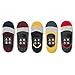 Men's No Show Sock Anti-slid Athletic Cotton Socks Fit All Seasons 5 pack