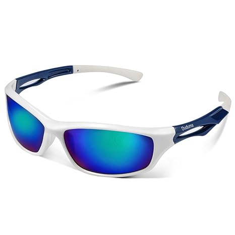Duduma Polarisierte Sportbrille Sonnenbrille Fahrradbrille mit UV400 Schutz für Damen & Herren Autofahren Laufen Radfahren An
