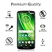 amFilm Glass Screen Protector for Moto G6 Play, Tempered Glass 2018 (Model Number XT1922) (2018)