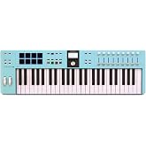 Arturia KeyLab Essential mk3 USB MIDI Controller, 49 Key - Aquamarine | Scale Chord and Arpeggiator modes, deep DAW integration, 2000 Analog Lab V presets, RGB-backlit velocity and pressure pads
