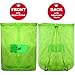 FunFitness Mesh Bag Ball Beach Toy (Green - XXL) - Large Backpack for Basketball Pool Swim