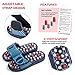 BYRIVER Acupuncture Massage Slippers Sandals Slides Shoes Mat, Arthritis Plantar Fasciitis Foot Neuropathy Pain Relief Massager for Circulation, Mothers Fathers Day Gift for Mom Dad(05S)