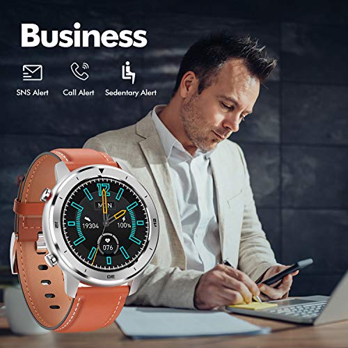 Smart Watch, Popglory Smartwatch HR, Touchscreen 1.3" Fitness Watch