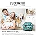 Subrtex Spandex Slipcover Printed High Stretch Washable Couch Cover 1 Piece Furniture Protector (Aqua Printed,Chair)
