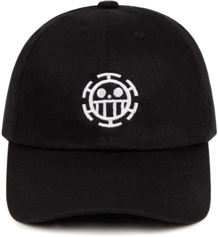 ZMEETY 100 Cotton Trafalgar Law Dad Hat Pirate Comic Baseball Caps