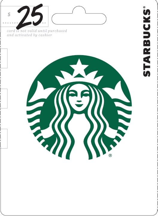 Starbucks Physical Gift Card | $25