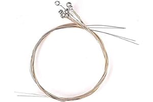 Liyafy A Sets of 7 Lyre Harp Strings Replacement Metal String for Lyre Harp