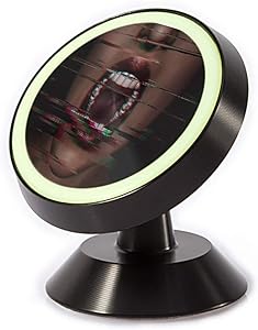 Tinmun Magnetic Phone Car Mount, 3D Woman Screaming Dark Glitch Universal Car Phone Holder for Dashboard