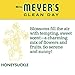 MRS. MEYER'S CLEAN DAY Liquid Dish Soap, Biodegradable Formula, Honeysuckle, 16 fl. oz
