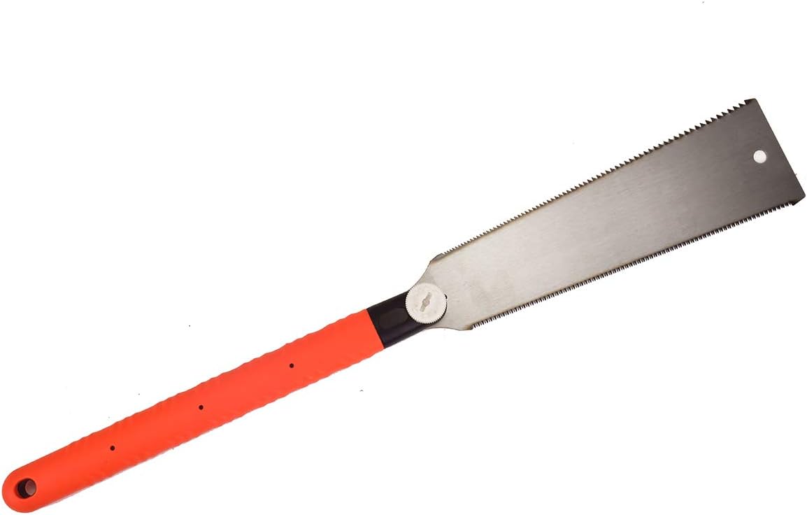 MAGIIN 250mm Flush Cut Pull Saw with Double Edged Blade for Woodworking, Household Manual Mortise Saw, Flush Cut Trim Saw for Hardwood and Softwood (9.8inch)