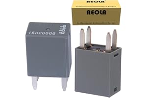 Aeola (Pack of 4) 15328866 or 8866 Multi-Purpose Relay for GM GMC Buick Chevry Ac Compressor Clutch Relay 4 Pins 12 VDC 20A