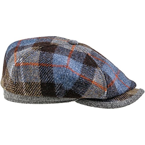 harris tweed 8 panel cap