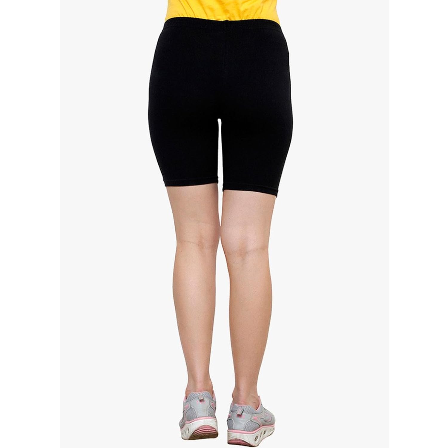 goodtry women's cotton cycling shorts-black