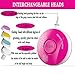 Electric Manicure Pedicure Nail File Set - 5 in 1 Mini Professional Electric Nail Drill Trimmer Grinder Machine Kit for natural Toes Fingernails Acrylic nails (2018 New, Rose Red)