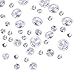 Outus 3800 Pieces Clear Wedding Table Scattering Crystals, 4 Sizes Artificial Acrylic Diamonds, Table Decoration for Birthday Baby Shower Party