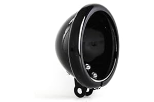 5.75-Inch Motorcycle Headlight Housing - Designed Specifically for Harley Davidson Models, High Temperature and Impact Resist