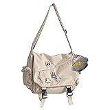 Inshere Aesthetic Crossbody Bag with Cute Pins and