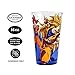 JUST FUNKY Dragon Ball Super Pint Glass Featuring Goku, Gohan and Vegeta, 16oz