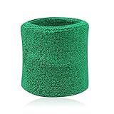 2 Pcs Sweatbands Wristband Tennis Squash Badminton Gym Football Wrist Bands by u-hoMEyy