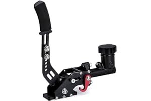 PQY Racing Hydraulic Drift Handbrake Gear Lever W/Oil Tank Hydro E-Brake Rally 3/4 0.75Bar 3/8-24 Parking Adjustable Brake Bl