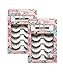 JIMIRE Fake Eyelashes Natural Multipack Lashes False Eyelashes 2 Packs
