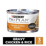 purina pro plan gravy wet cat food chicken rice entree 24 3 oz pull top cans