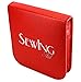 Sewing Aid Kit, Small Red Case with 72 Best Supplies for Emergencies, 1000 yds of Threads & Self-Threading Needle, Great Gift for Travelers, Kids & College Students, E-book for Beginners Included