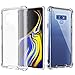Ztotop Case for Samsung Galaxy Note 9Hybrid Protective Clear Case Anti-Scratch Shockproof Rugged Hard Back Cover with Soft TPU Bumper Cushion for Samsung Galaxy Note 9,Crystal Clear