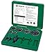 Greenlee 930 Hole Cutter Kit, 9 Pc Green/Black, Small