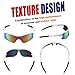 O2O Polarized Sports Sunglasses for Women Men Teens Youth Biking Running Golf Unbreakable Frame (White)