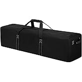 52 Inch Large Duffle Bag for Travel Camping - 180L Extra Large Heavy Duty Duffel Bag, Sport Equipment Storage Bag with 2 Sides Handles-Black
