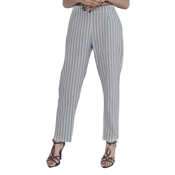 striped trousers for ladies