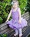 LULLABY KIDS Toddler Girl's Dance Tutu Skirts Multi-Layer Party Birthday Tutu Dress, Lavender, M