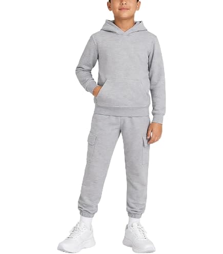 Amazon.com: Quad Seven Boys Sweatsuit Set - 2 Piece Fleece Zip up