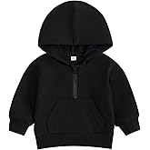 Ledy Champswiin Unisex Baby Boy Girl Clothes Hooded Sweatshirts Solid Color Long Sleeve Hoodies Toddler Top