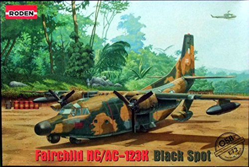 ROD058 1:72 Roden Fairchild NC/AC-123K Black Spot [MODEL BUILDING KIT]