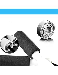 YJan Jump Rope Adjustable Fitness Skip Rope with Skin-Friendly Foam Handles Sturdy Cable for Exercise Boxing Training and MMA Workouts