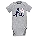 Gerber Baby Girls' 3-Piece Bodysuit, Pant and Cap Set, Daisy, 0-3 Months