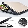 yidenguk-Laptop-Cooling-Pad-Adjustable-Angle-Ultra-Quiet-Gaming-Laptop-Cooler-Stand-with-6-Fans-Blue-Led-Lights-2-USB-Ports-Suitable-for-12-154-Inches-Laptop-Notebook-blue-5 yidenguk Laptop Cooling Pad, Adjustable Angle Ultra Quiet Gaming Laptop Cooler Stand with 6 Fans, Blue Led Lights, 2 USB…