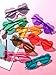8 Pairs Heart Shaped Sunglasses Rimless Candy Color Party Heart Glasses Love Frameless Tinted Eyewear for Women Men, 8 Colors