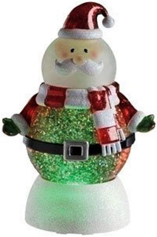 Snow Globes - Christmas by Roman Inc., Confetti Lites Collection, 7.5
